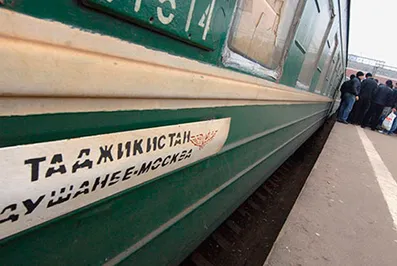 На таджикский поезд совершено нападение