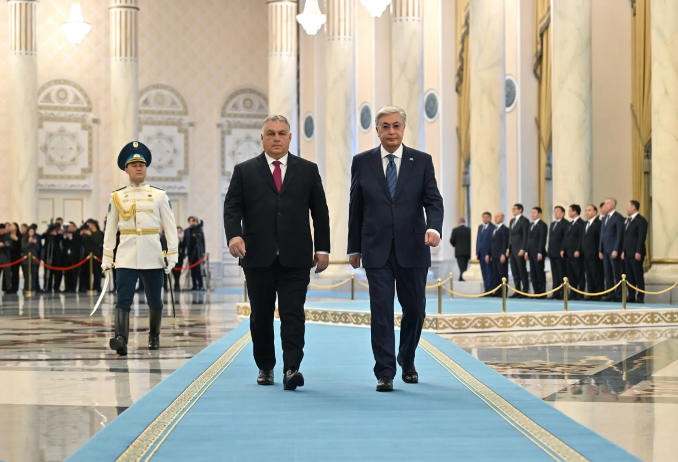 В Акорде состоялась церемония встречи премьер-министра Венгрии - Image Kapital.kz