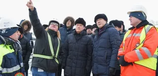 Капитал - Аскар Мамин и Асет Исекешев посетили стройплощадку Абу-Даби Плаза