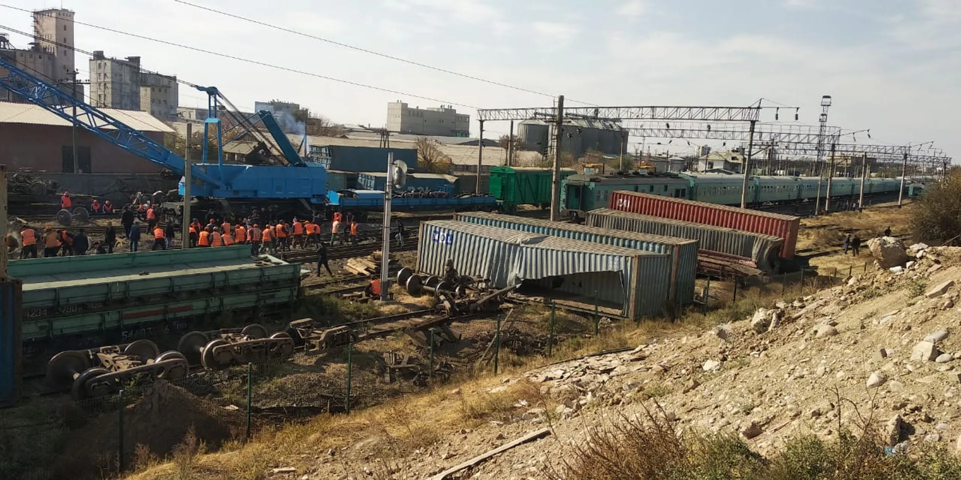 Капитал - В Шымкенте восстановлено движение поездов