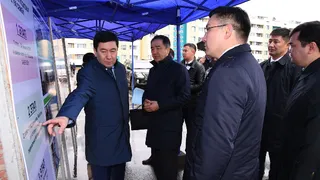 Капитал - В Сатпаеве возводят новый жилой микрорайон