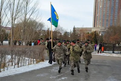 Свыше 700 человек стали участниками благотворительного забега Вооруженных сил РК