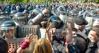 Капитал - В Ереване проходят массовые акции протеста