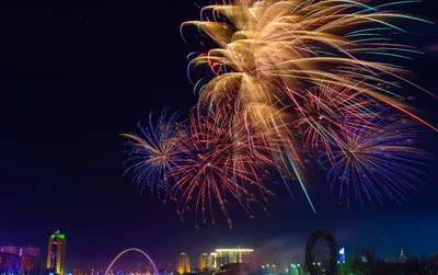 Где посмотреть праздничный фейерверк в Астане?