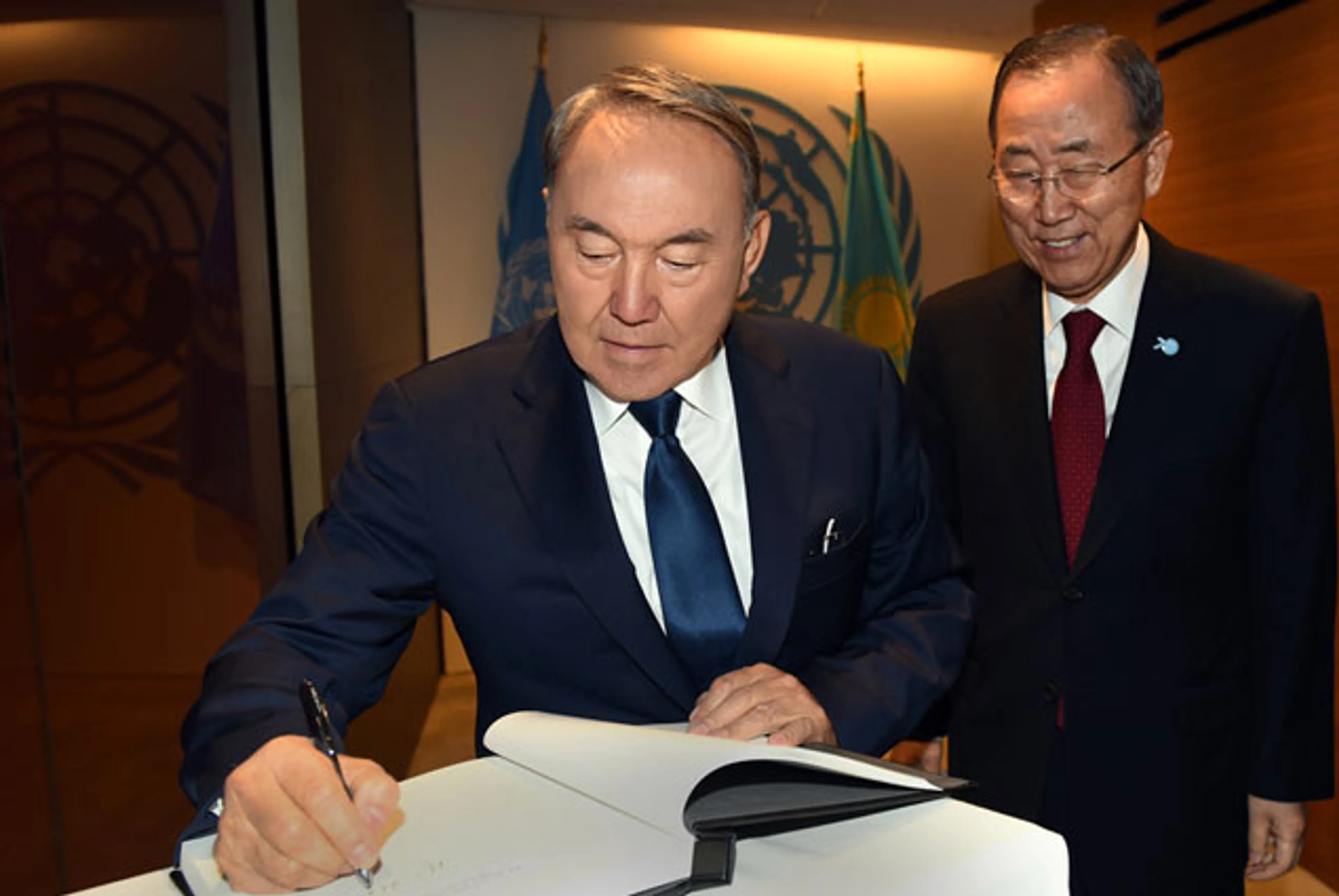 Капитал - Нурсултан Назарбаев провел встречу с Пан Ги Муном