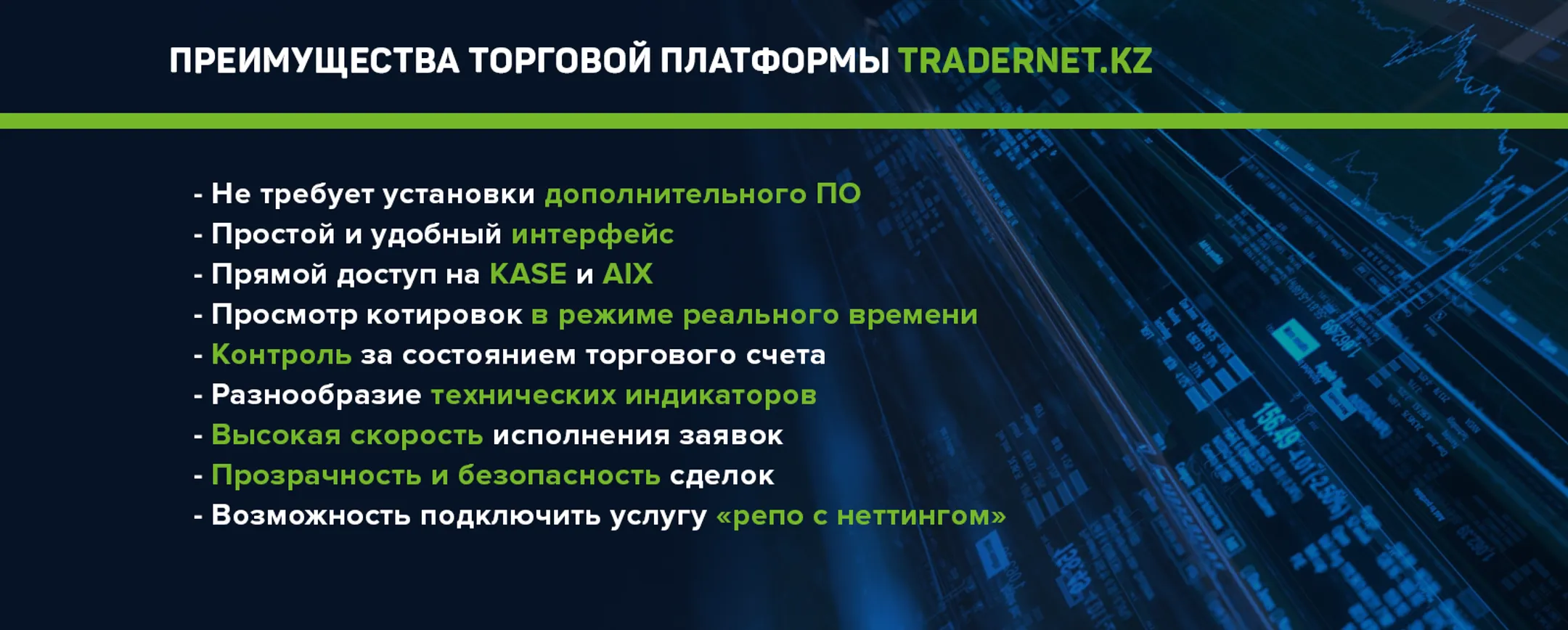 Доступ к бирже в один клик - Image Kapital.kz