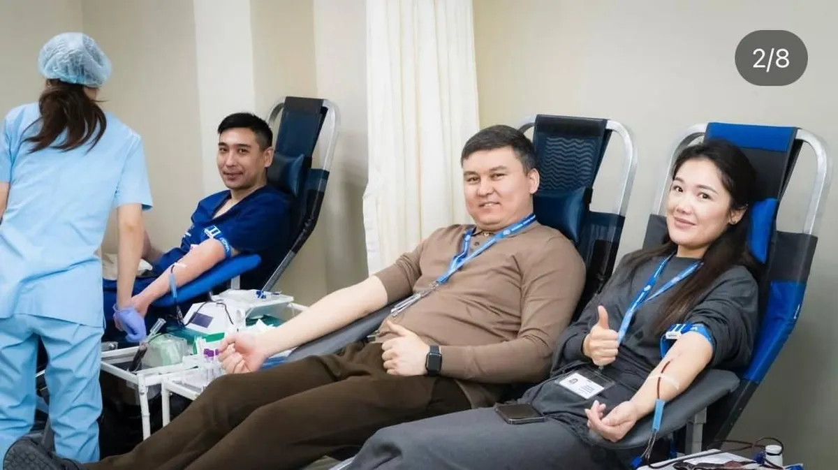 В Казахстане для доноров ввели специальную награду