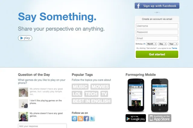 Вопросник Formspring закроют