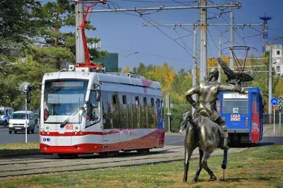 В Павлодаре запустили новые трамваи