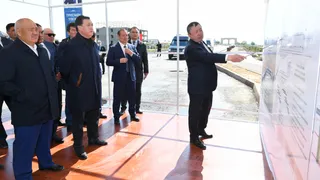 Капитал - На стройобъектах Туркестана будут работать круглосуточно