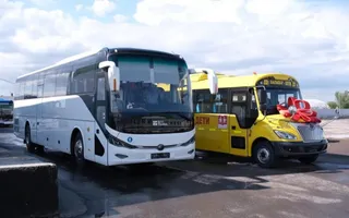 Капитал - Президент подарил автобусы Дворцу школьников и Дому культуры в Карагандинской области