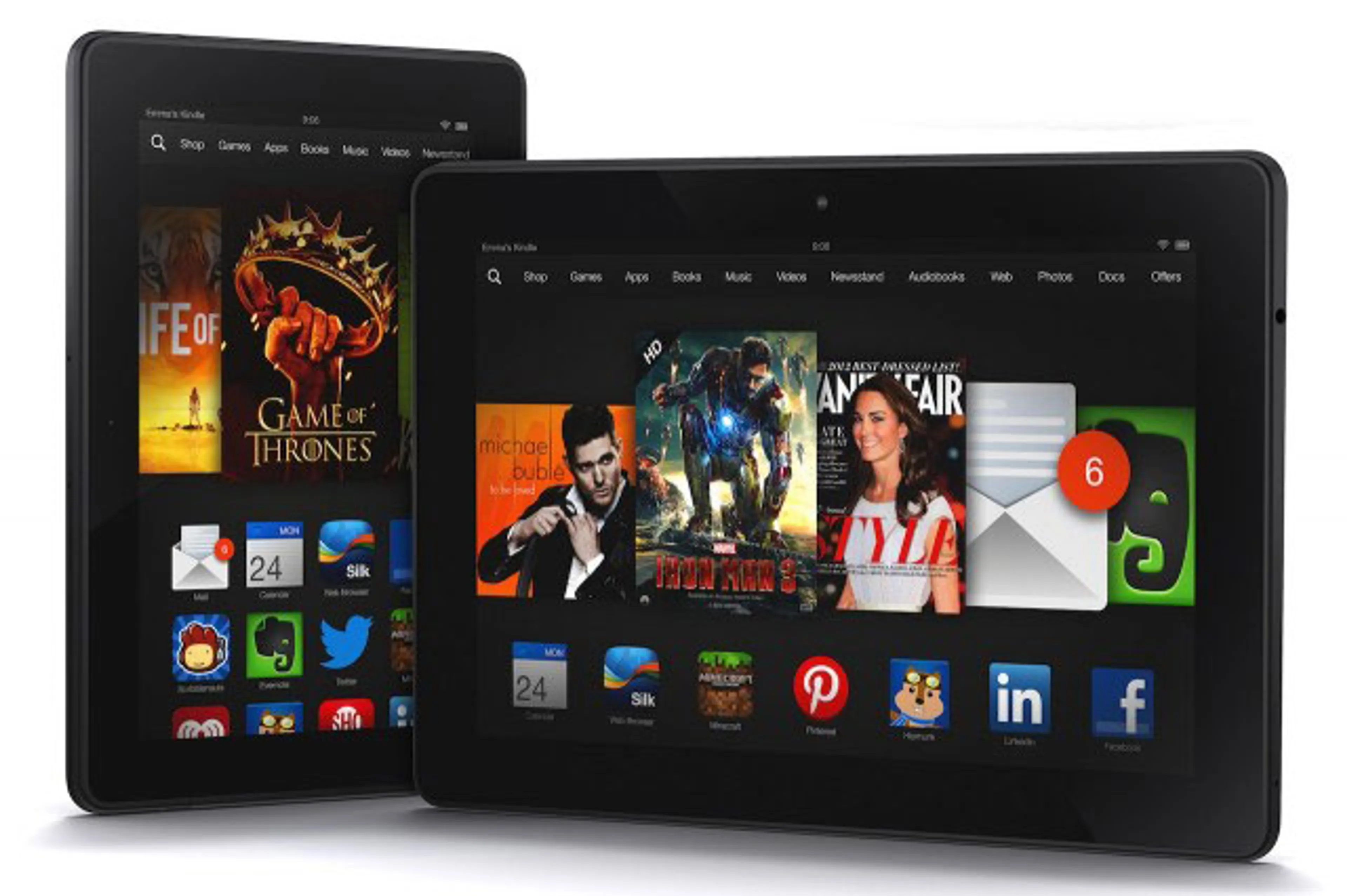 Капитал - Amazon анонсировала планшеты Kindle Fire HDX
