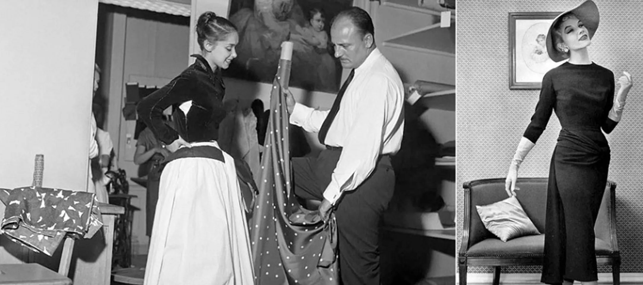 Пьер Бальмен во время работы в мастерской