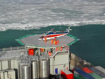 В Атырауской области морской трубопровод с Кашагана исследует робот