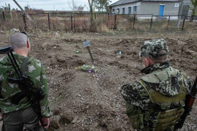 Под Донецком обнаружены места массовых захоронений