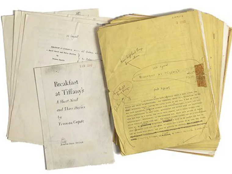 Капитал - Рукопись романа «Завтрак у Тиффани» продают на аукционе