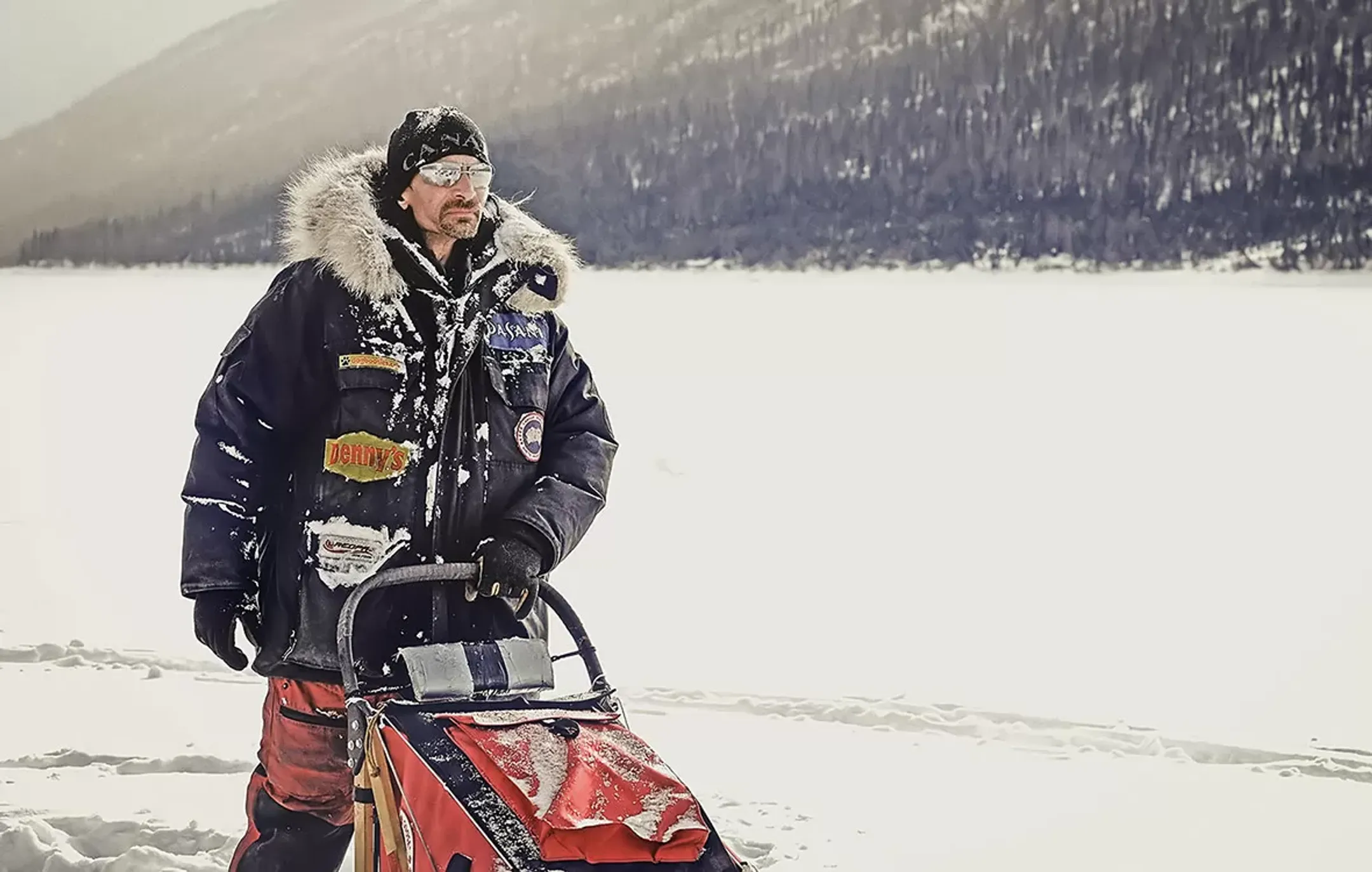 Лэнс Макки в парке Canada Goose