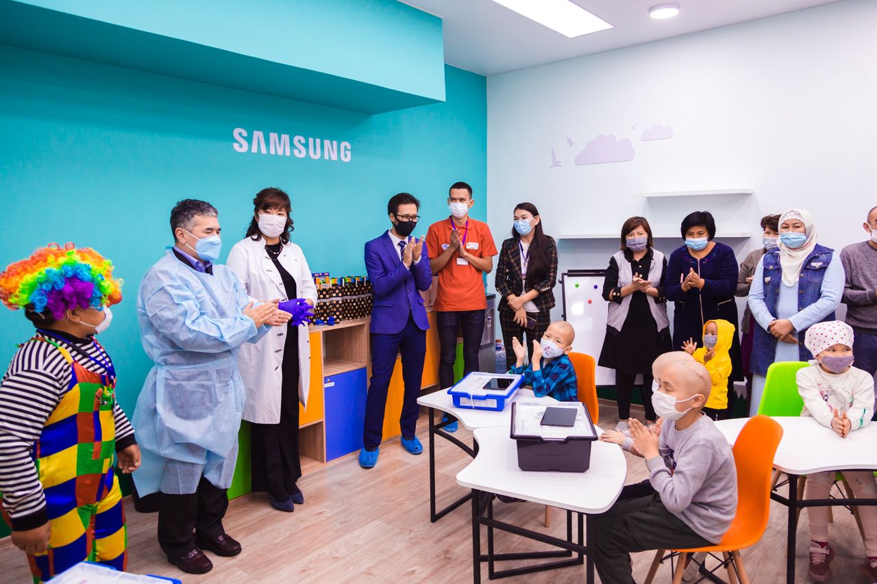 В алматинском Центре онкологии открылась Samsung School  456243 - Kapital.kz 