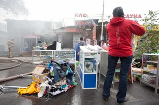 Капитал - В центре Алматы произошел пожар