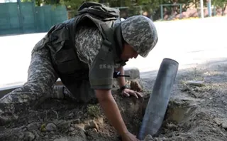 Капитал - С улиц Арыса собрали 70 неразорвавшихся снарядов