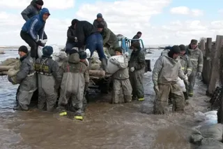 Капитал - В Карагандинской области прорвало плотину водохранилища