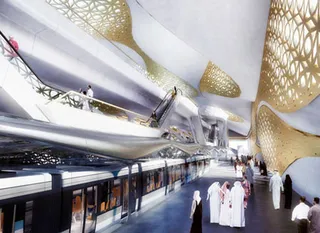 Капитал - Станция метро из золота появится в Эр-Рияда