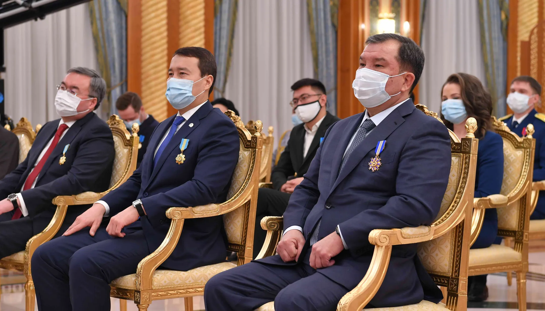 Орденами награждены Аскар Мамин, Амандык Баталов, Владимир Ким - Image Kapital.kz