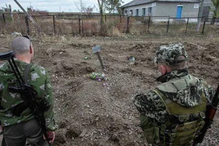 Капитал - Под Донецком обнаружены места массовых захоронений