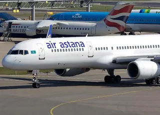 Капитал - В самолете Air Astana сработала сигнализация