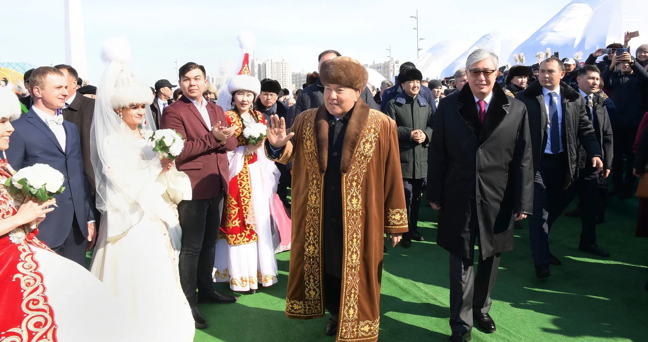Нурсултан Назарбаев и Касым-Жомарт Токаев посетили этноаул - Image Kapital.kz