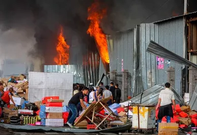 Сумма ущерба от пожара в ТЦ Адем составила 84 млн тенге