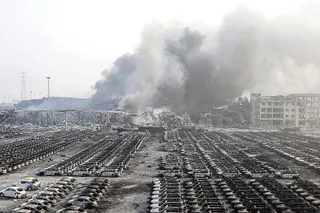 Капитал - Фоторепортаж: взрыв в китайском Тяньцзине