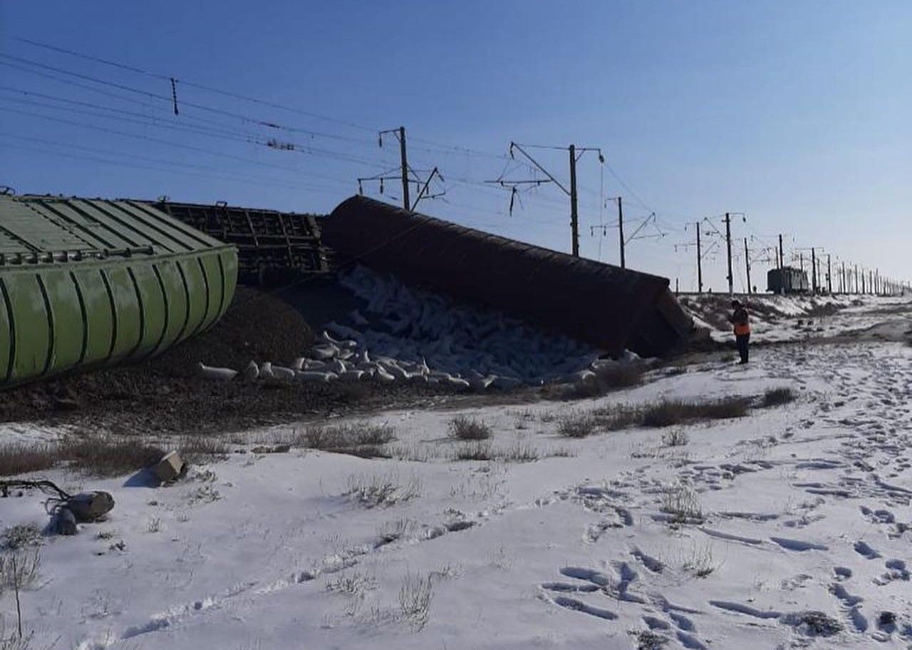 СК «Евразия» готовит выплату по сходу с рельсов вагонов грузового поезда 1204313 - Kapital.kz 