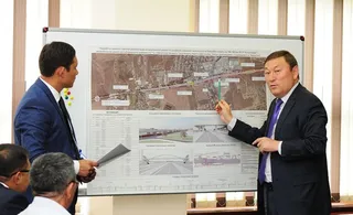 Капитал - Дорога в районе рынка Алтын Орда будет расширена