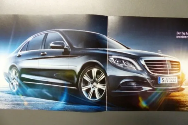 В Сеть просочились сканы брошюры с новым S-Class