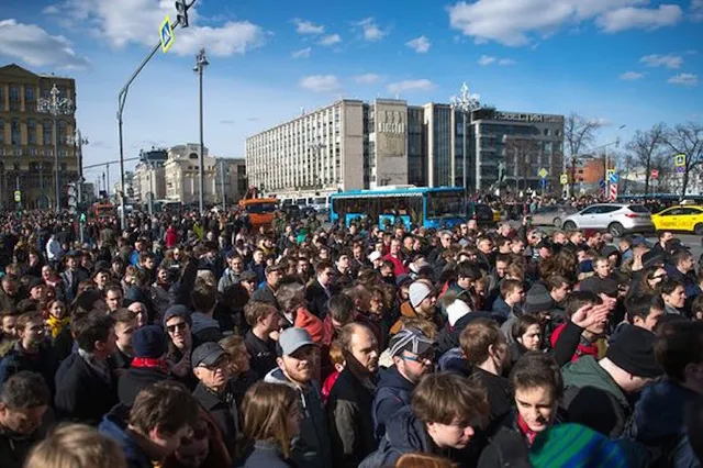 В Москве во время митинга задержано свыше 1 тысячи человек