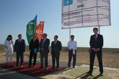 В Мангистау началось строительство ветростанции