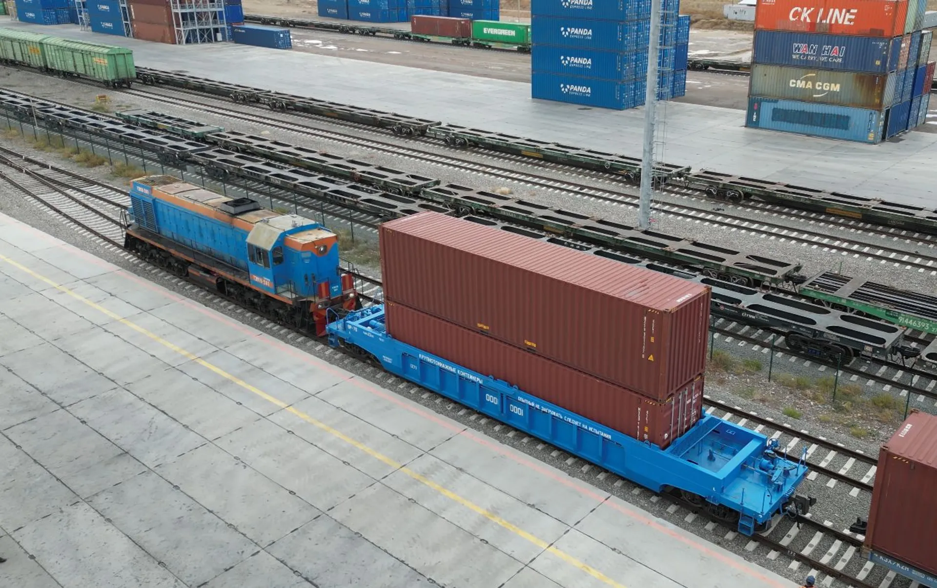 Капитал - В Казахстане протестировали новые железнодорожные платформы