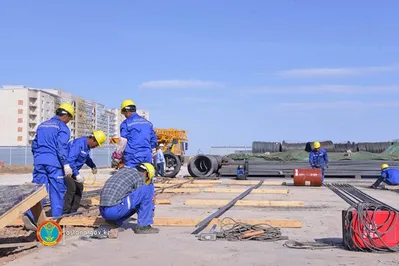 Работы на новой транспортной системе Astana LRT ведутся полным ходом