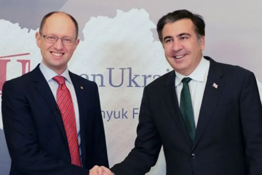 Капитал - Порошенко объяснил причину конфликта между Яценюком и Саакашвили