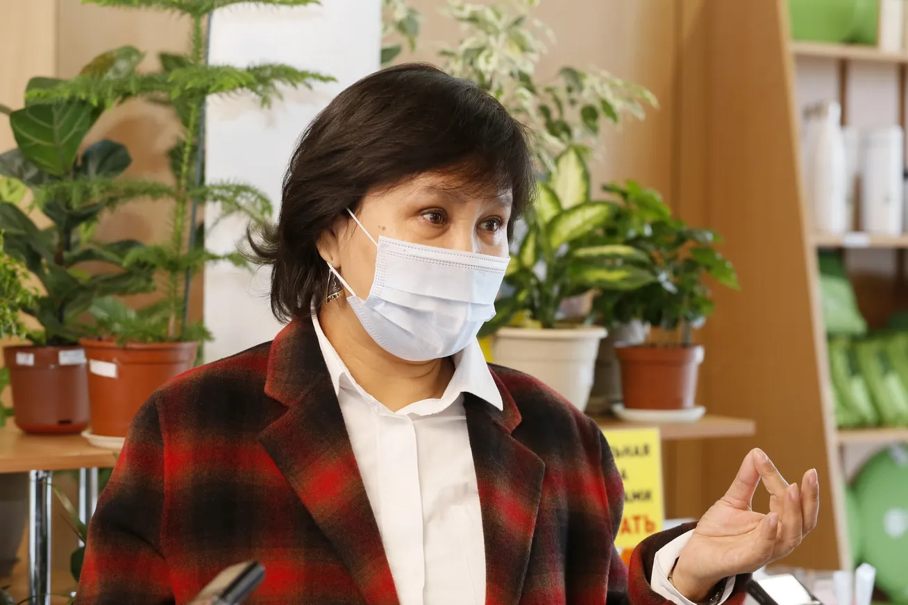 На фото: Генеральный директор РГП «Институт ботаники и фитоинтродукции» Гульнара Ситпаева. 