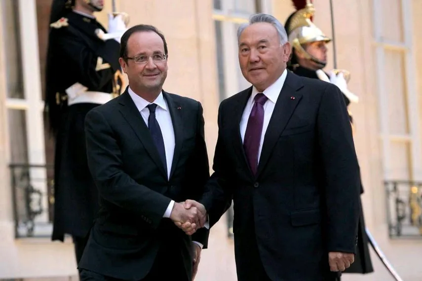 Капитал - Олланд пожелал Назарбаеву успехов в модернизации страны