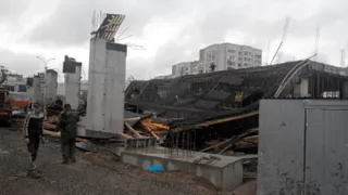 Капитал - В Караганде обрушился строящийся торговый дом