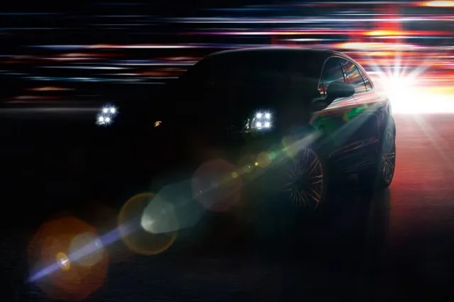 Официальные тизеры Porsche Macan