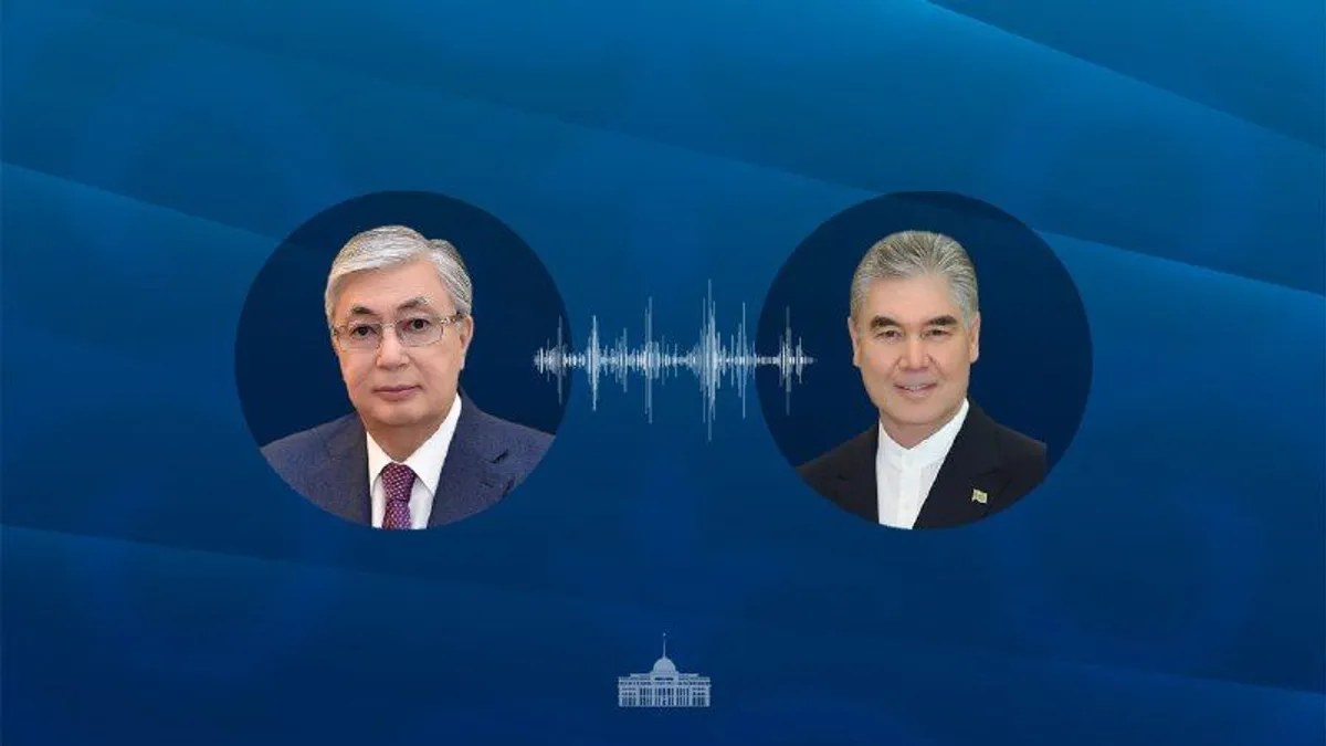 Касым-Жомарт Токаев поздравил Гурбангулы Бердымухамедова с днем рождения