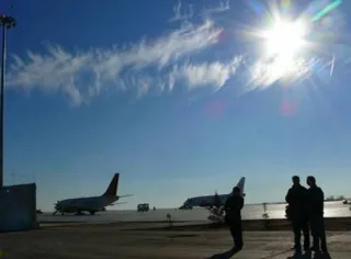 Капитал - В Актобе расследуют возгорание самолета