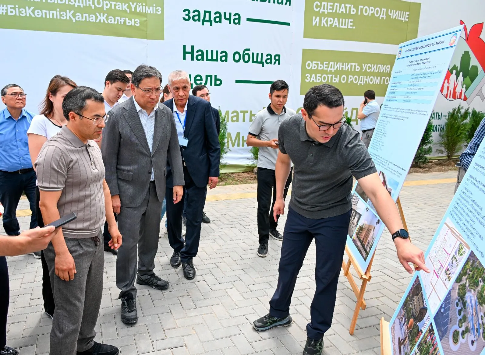 Инвестор обустроит новый сквер в центре Алматы