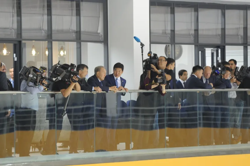 Капитал - Нурсултан Назарбаев осмотрел новую Халык Арену в Алматы