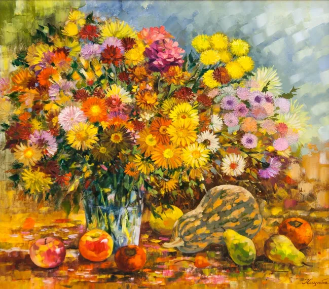 Капитал - В Алматы открылась выставка художника Ольги Кацюба