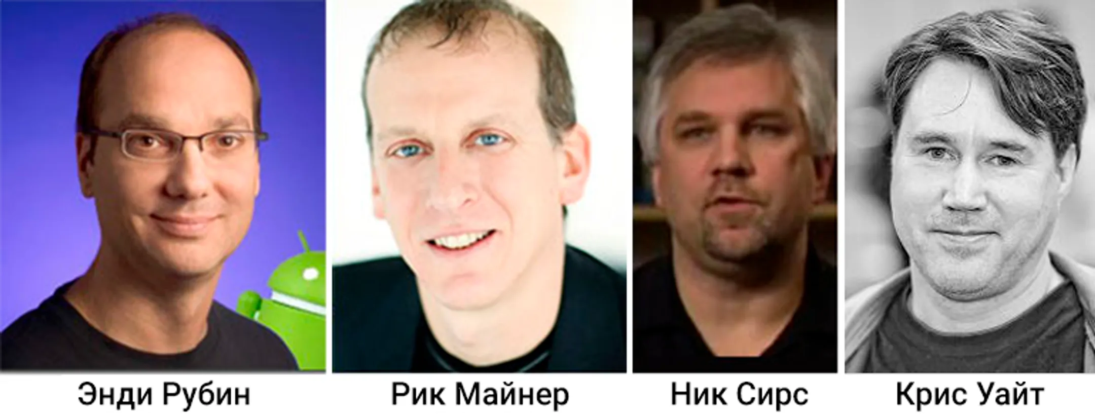 Основатели Android